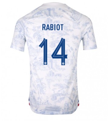 Frankrig Adrien Rabiot #14 Replika Udebanetrøje VM 2022 Kortærmet